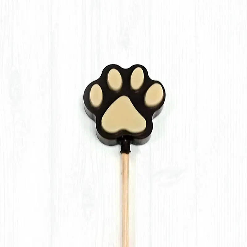 Piruleta mini de chocolate negro