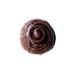 Trufa CHOCOLATE NEGRO con CARAMELO al WHISKY. Trufa de chocolate negro con caramelo infusionado con whisky, una delicia lujosa, perfecta para cualquier amante del dulce.