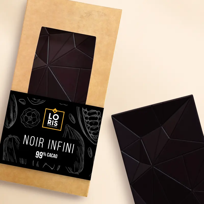 Chocolate negro 99% intenso Noir Infini